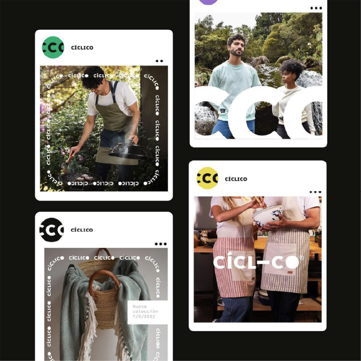 Diseño de publicaciones para redes sociales, parrilla de contenido para emprendimiento